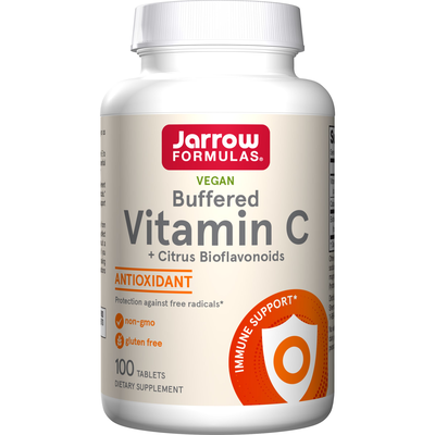 Product image for Buffered-Vitamin C + Citrus Bioflavanoids (100 tablets). Discontinued.