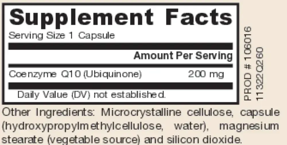 Product image for Co-Q10 200mg.