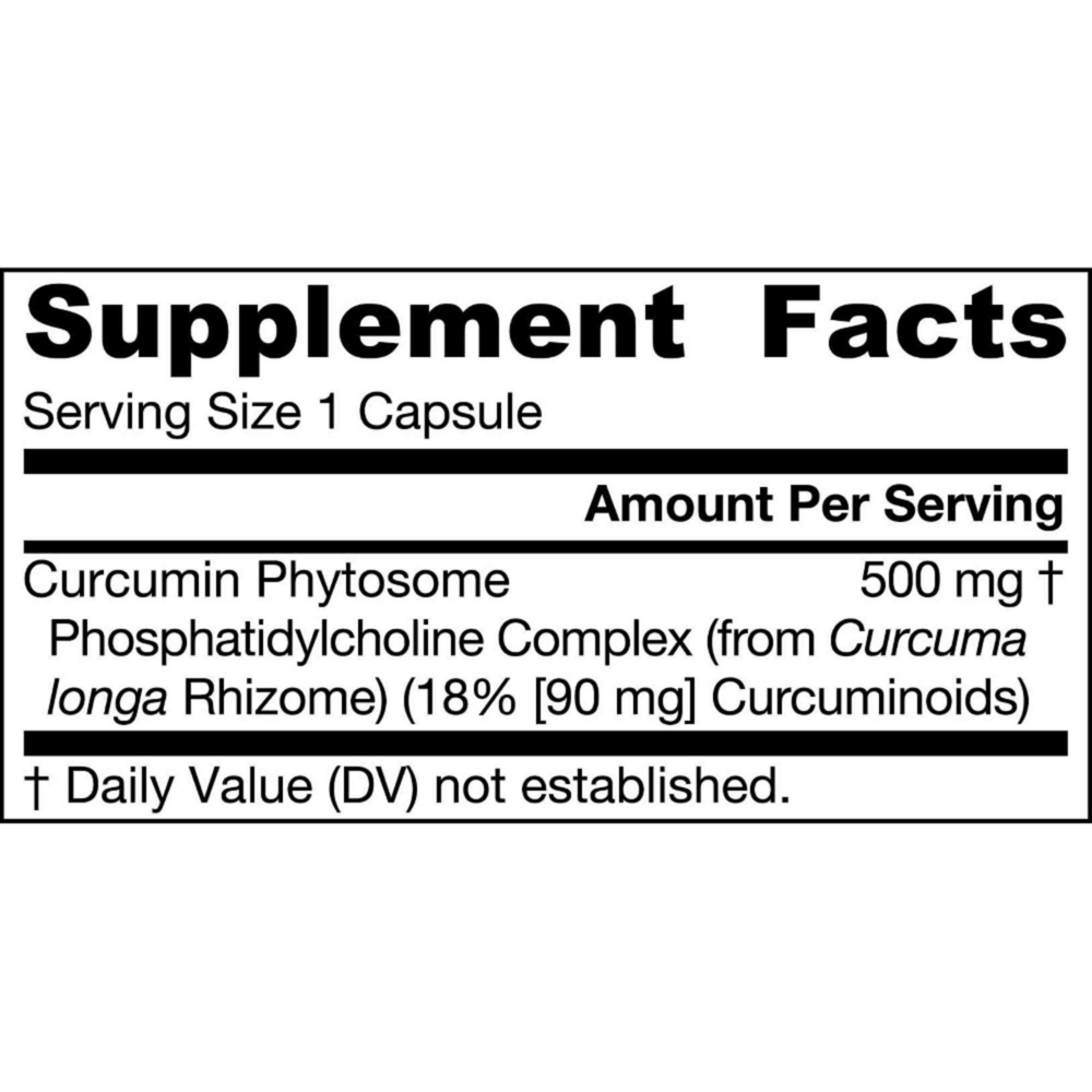 Product image for Curcumin Phytosome 500mg.