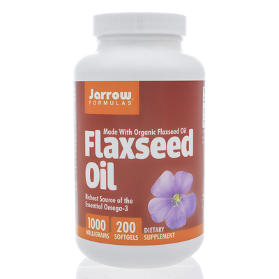 Flaxseed Oil 1000mg (200 Softgels) by Jarrow Formulas