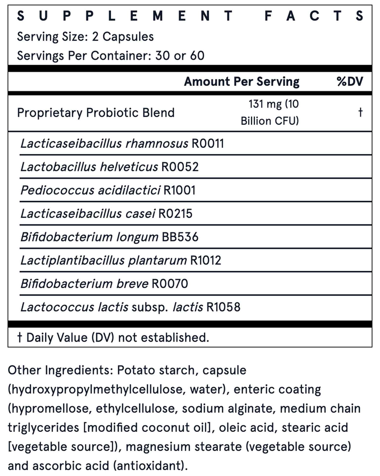 Product image for Jarro-Dophilus EPS 10 Billion CFU.