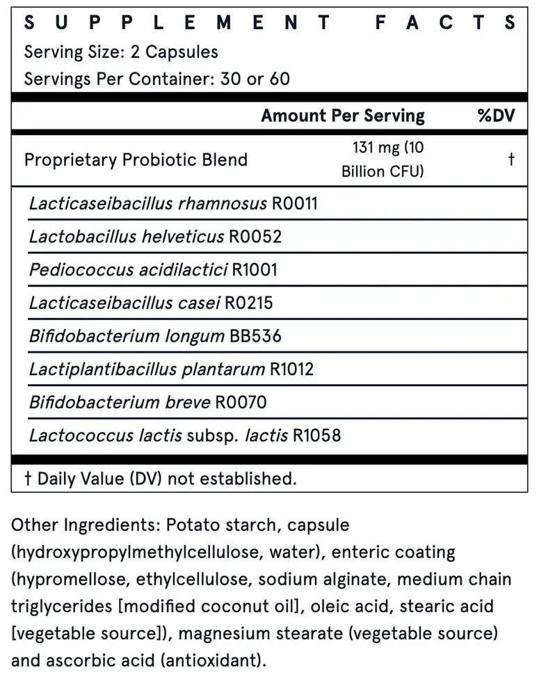 Product image for Jarro-Dophilus EPS 10 Billion CFU.