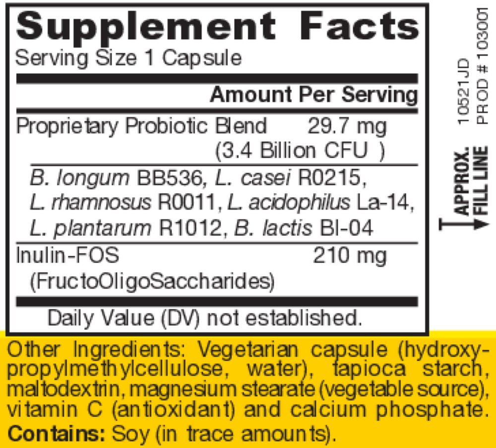 Product image for Jarro-Dophilus+ FOS.