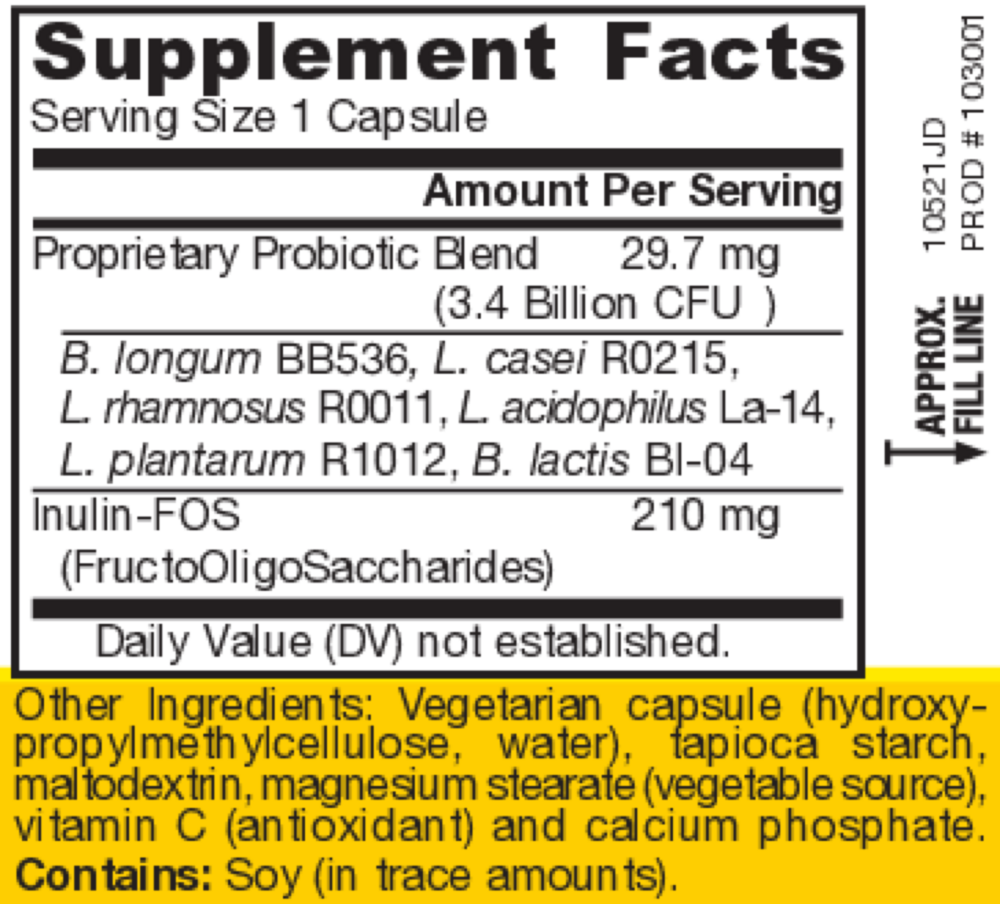 Product image for Jarro-Dophilus+ FOS.