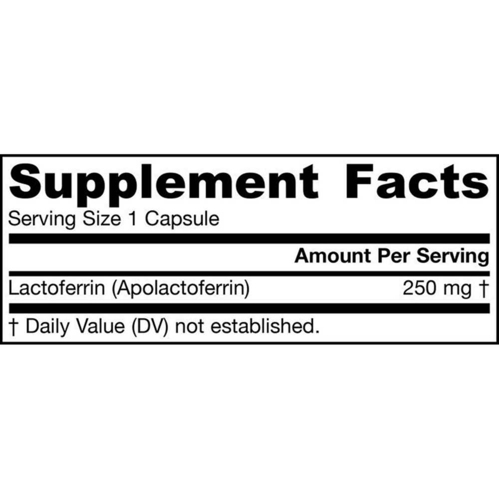Product image for Lactoferrin 250mg.