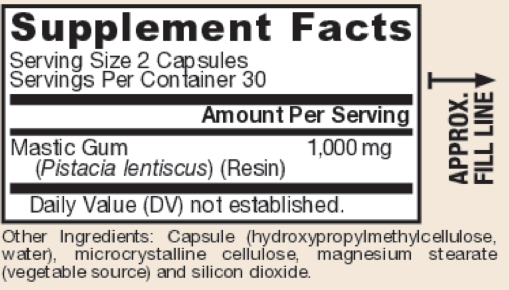 Product image for Mastic Gum.