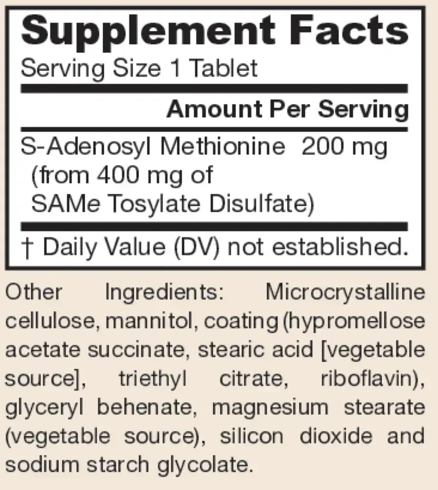Product image for Sam-e 200 200mg.