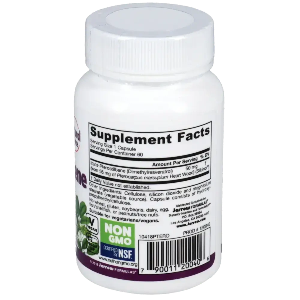 Product image for Pterostilbene 50mg.