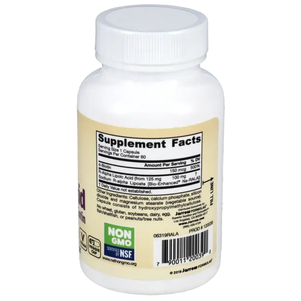 Product image for R-Alpha Lipoic Acid.