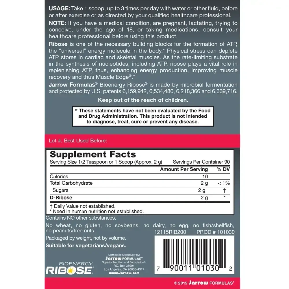 Product image for Ribose Powder.