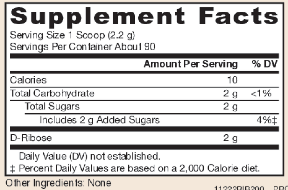 Product image for Ribose Powder.