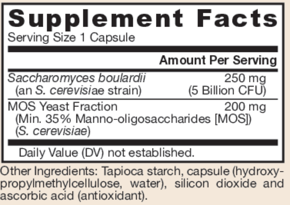 Product image for Saccharomyces Boulardii + MOS.