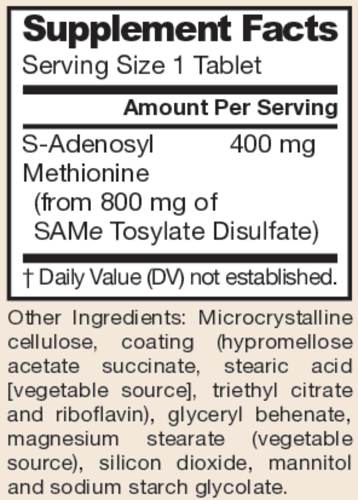 Product image for SAM-e 400mg.