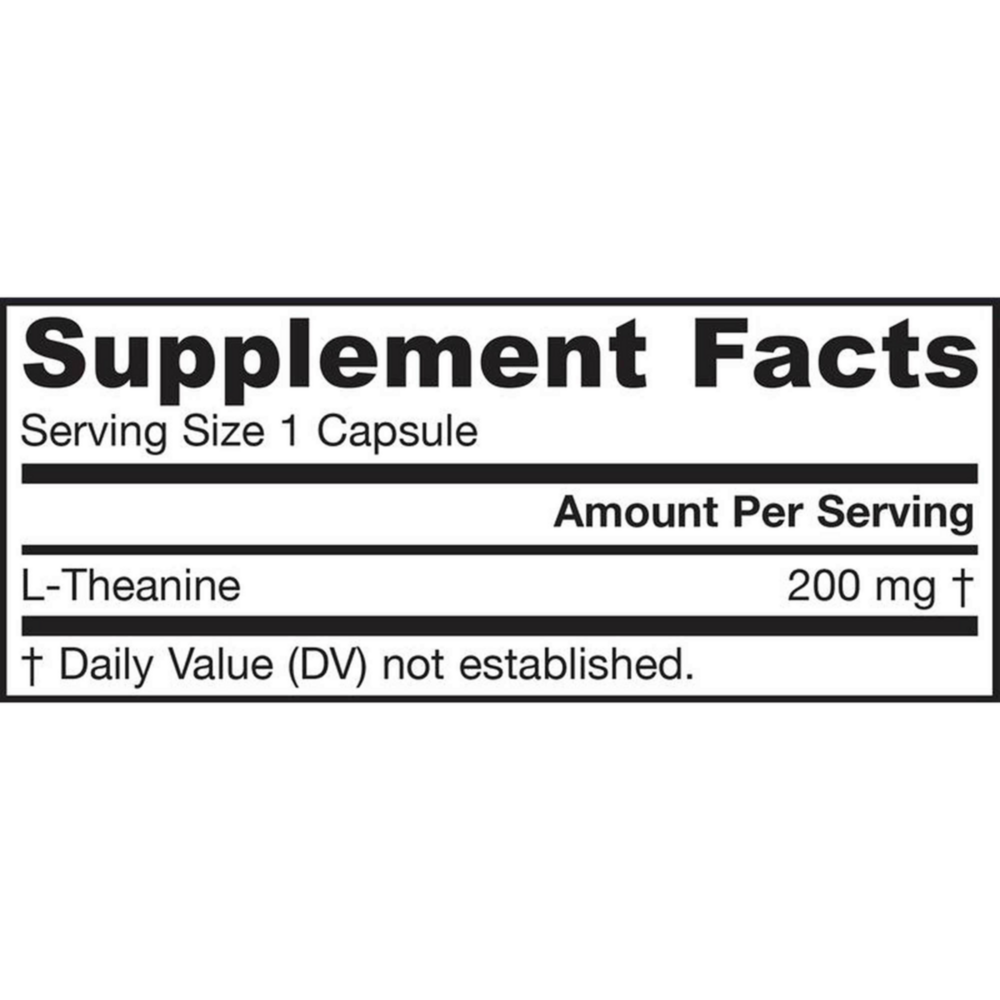 Product image for Theanine 200mg.