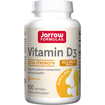 Vitamin D3 2500iu 100 Softgels