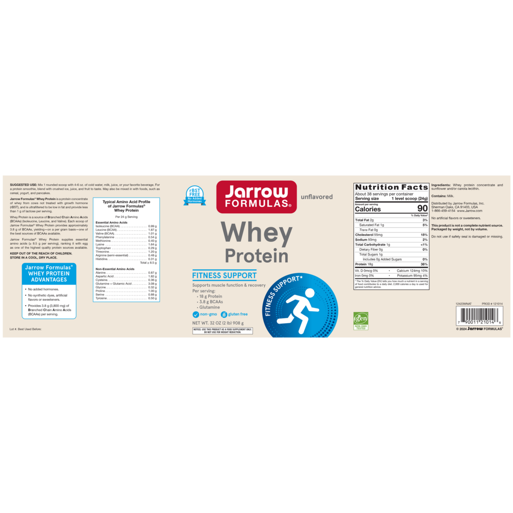 Product image for Whey Protein Unflavored.