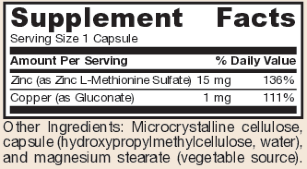 Product image for Zinc Balance.