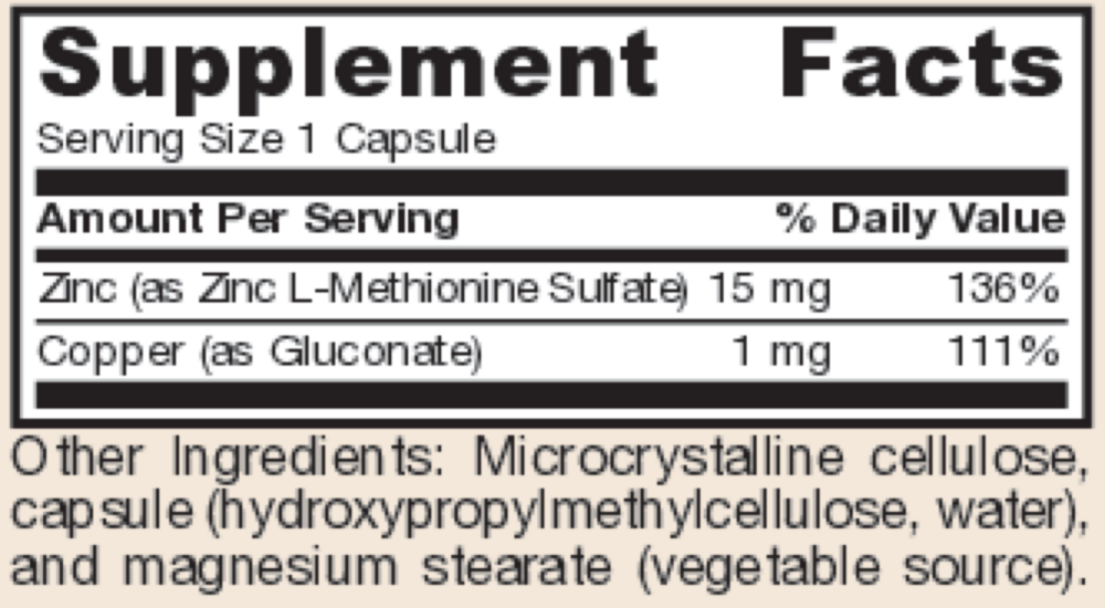 Product image for Zinc Balance.