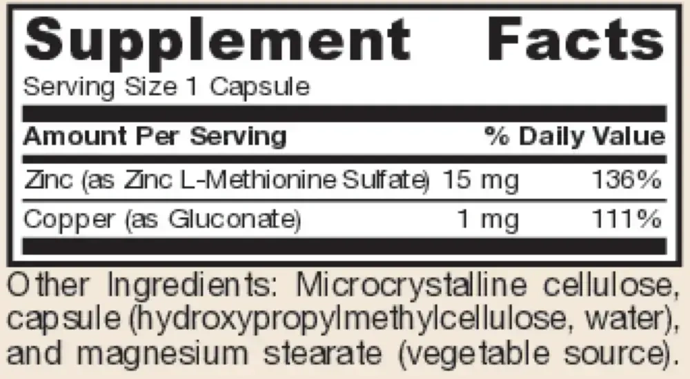 Product image for Zinc Balance.