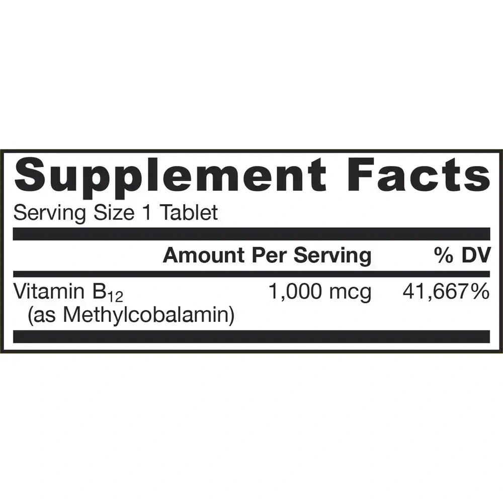 Product image for Methyl B-12 1000mcg Lemon.