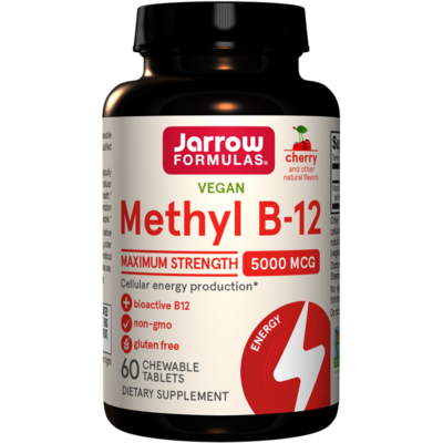 Methyl B-12 5000mcg Cherry 60 Chewables Methyl B-12 5000mcg Cherry 60 Chewables