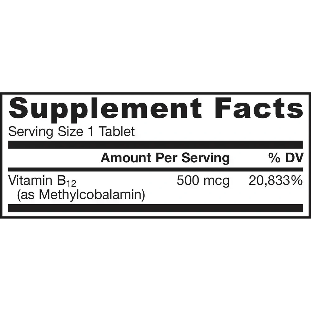 Product image for Methyl B-12 500mcg Cherry.