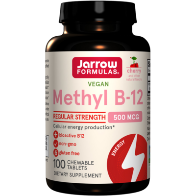 Methyl B-12 500mcg Cherry 100 Chewables
