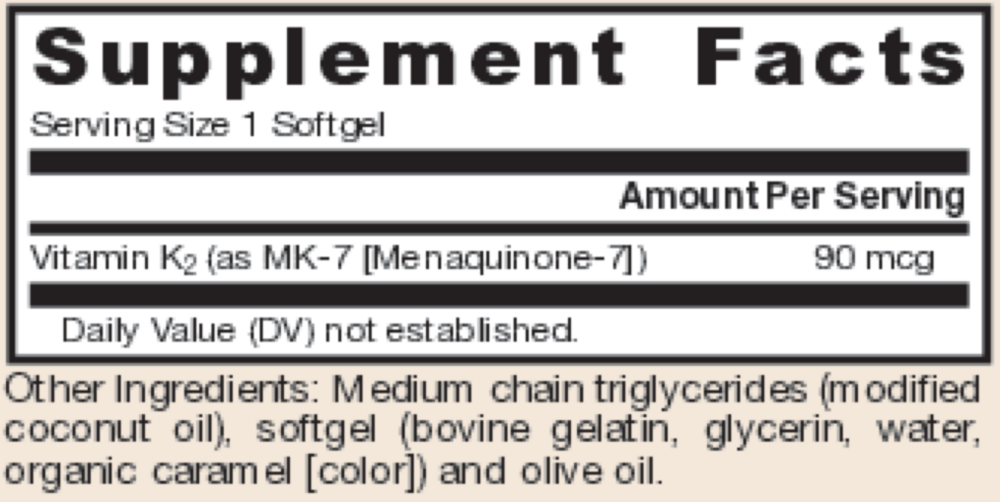 Product image for MK-7 90mcg.