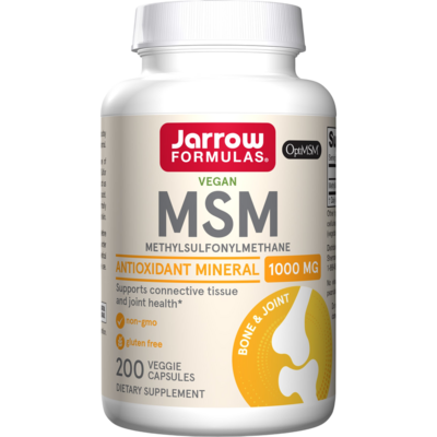 MSM Sulfur 1000mg 200 capsules