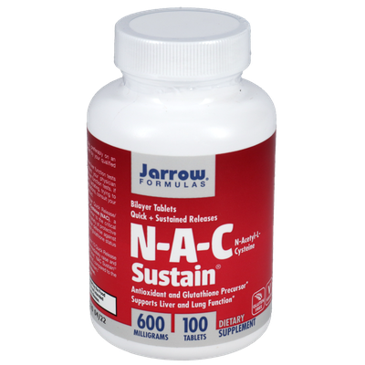 N-A-C Sustain 600mg 100 tablets