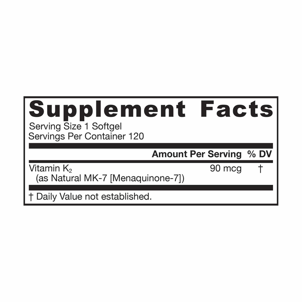 Product image for MK-7 90mcg.