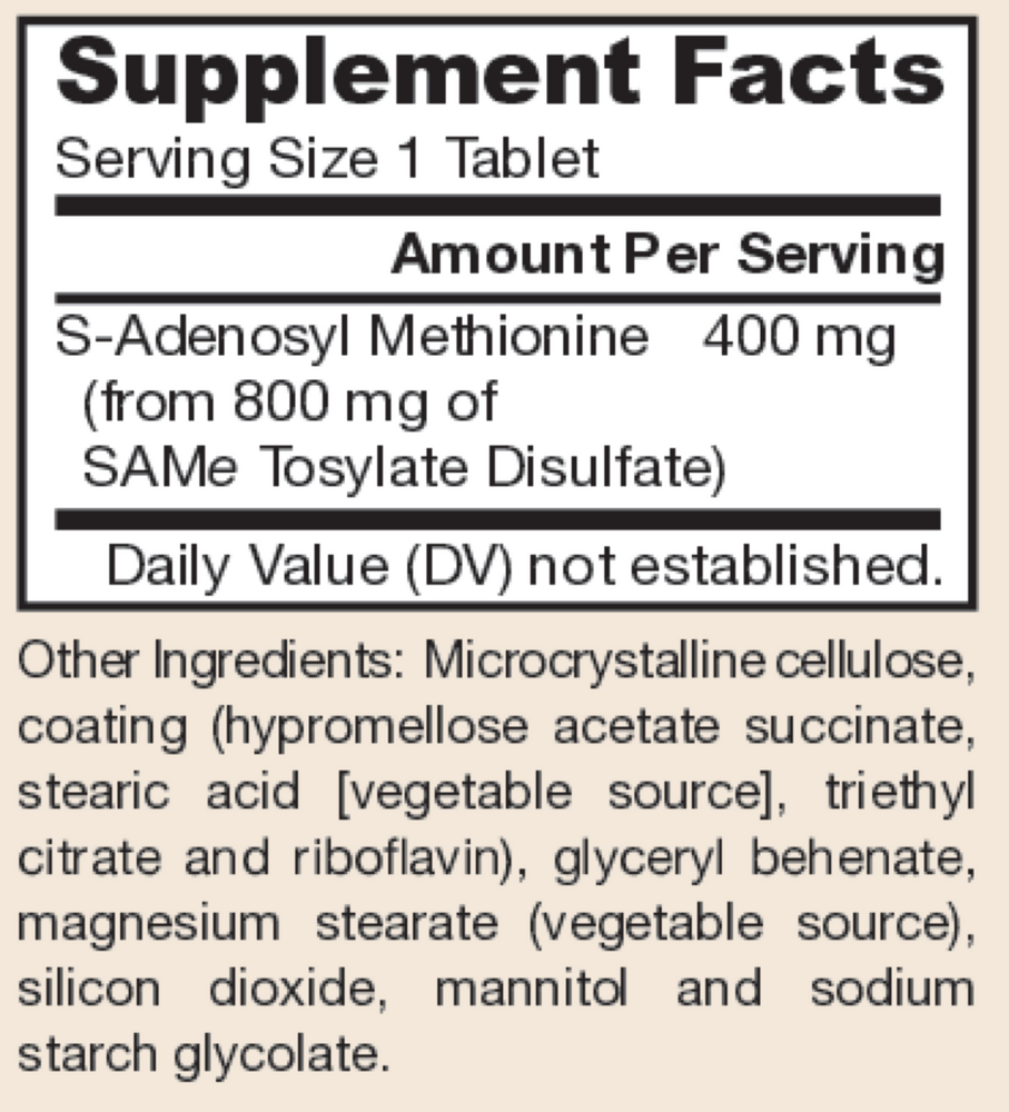 Product image for SAM-e 400mg.