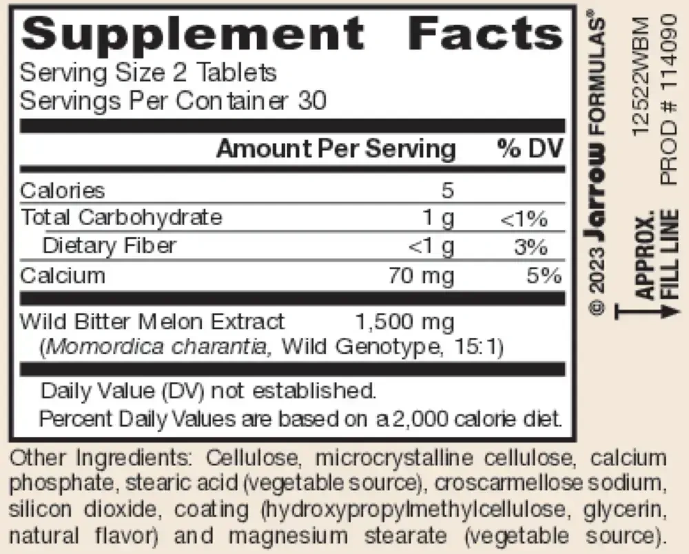 Product image for Wild Bitter Melon Extract 750mg.