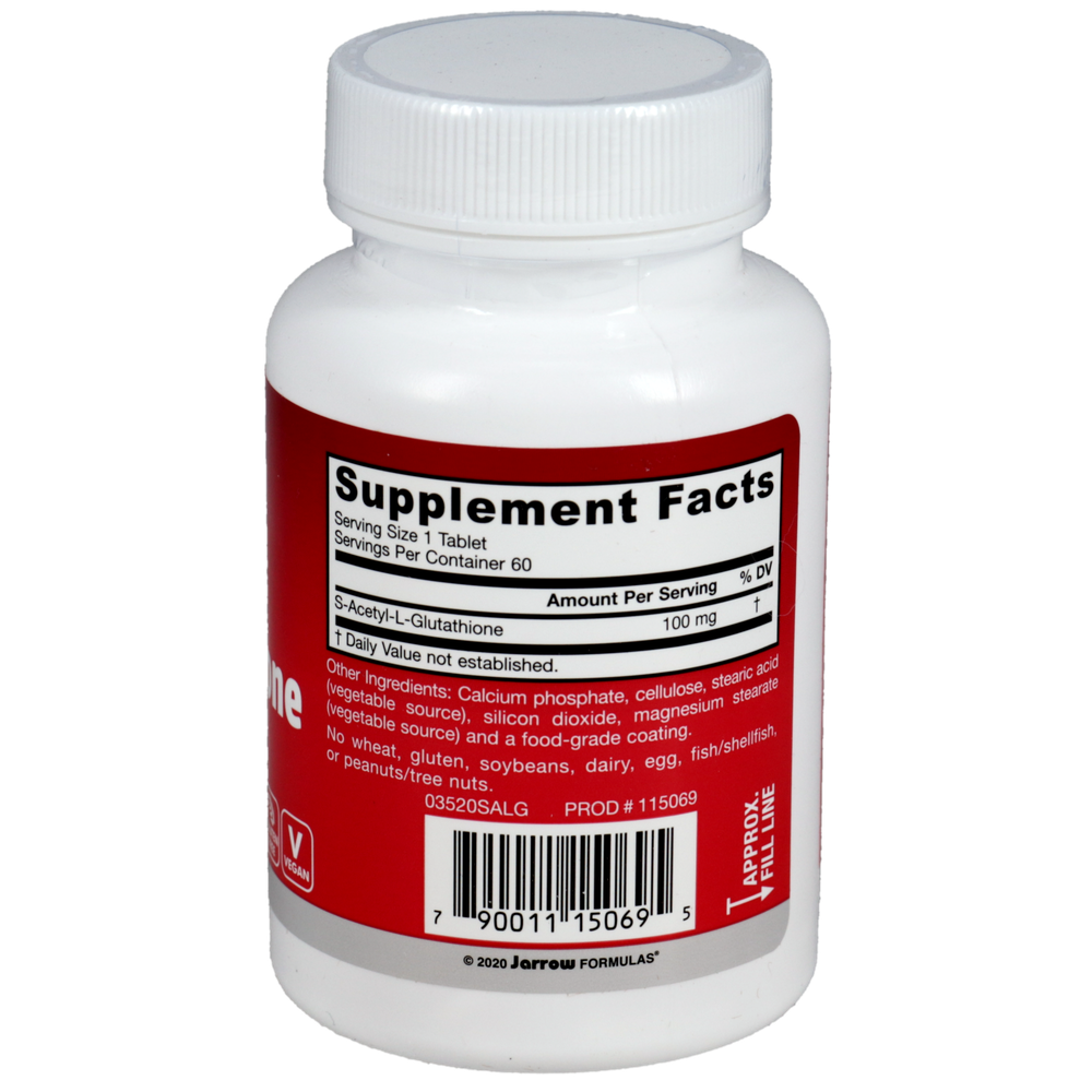 Product image for S-Acetyl L-Glutathione 100mg.