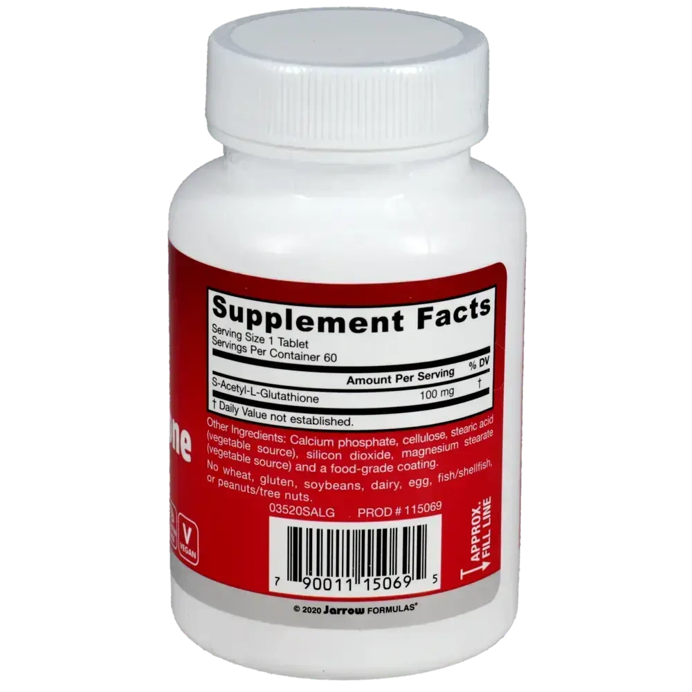 Product image for S-Acetyl L-Glutathione 100mg.