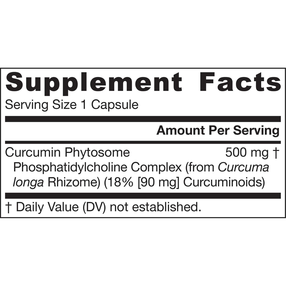 Product image for Curcumin Phytosome 500mg.