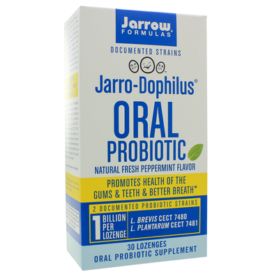 Jarro-Dophilus Oral Probiotic, Peppermint 30 lozenges