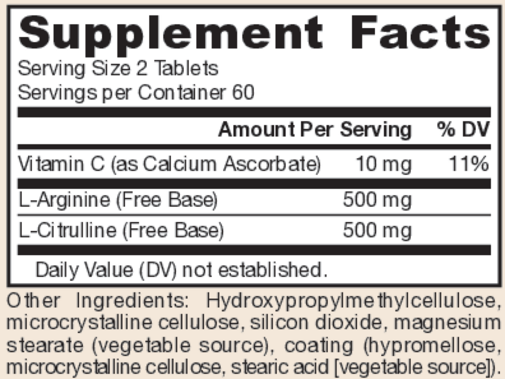 Product image for Arginine-Citrulline Sustain.