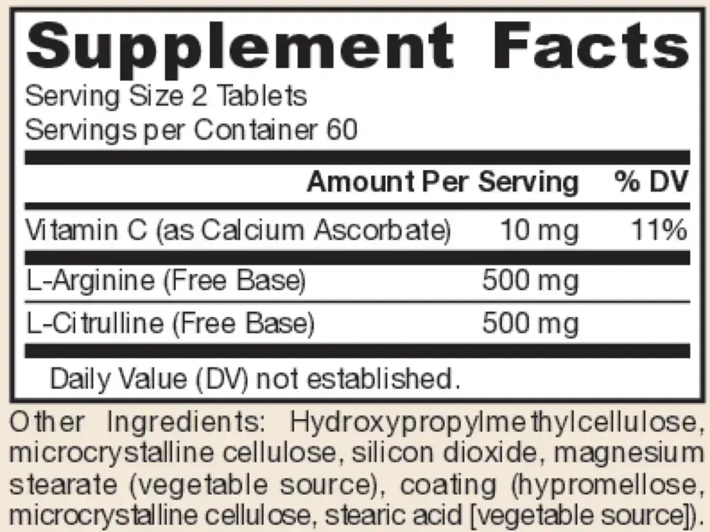 Product image for Arginine-Citrulline Sustain.