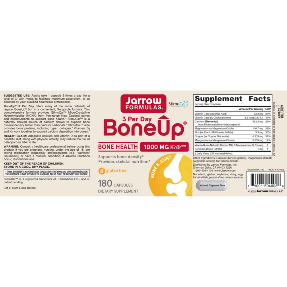 Product image for Bone-Up Three Per Day.