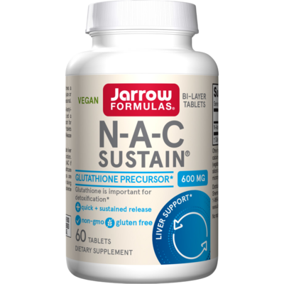 N-A-C Sustain 600mg 60 tablets