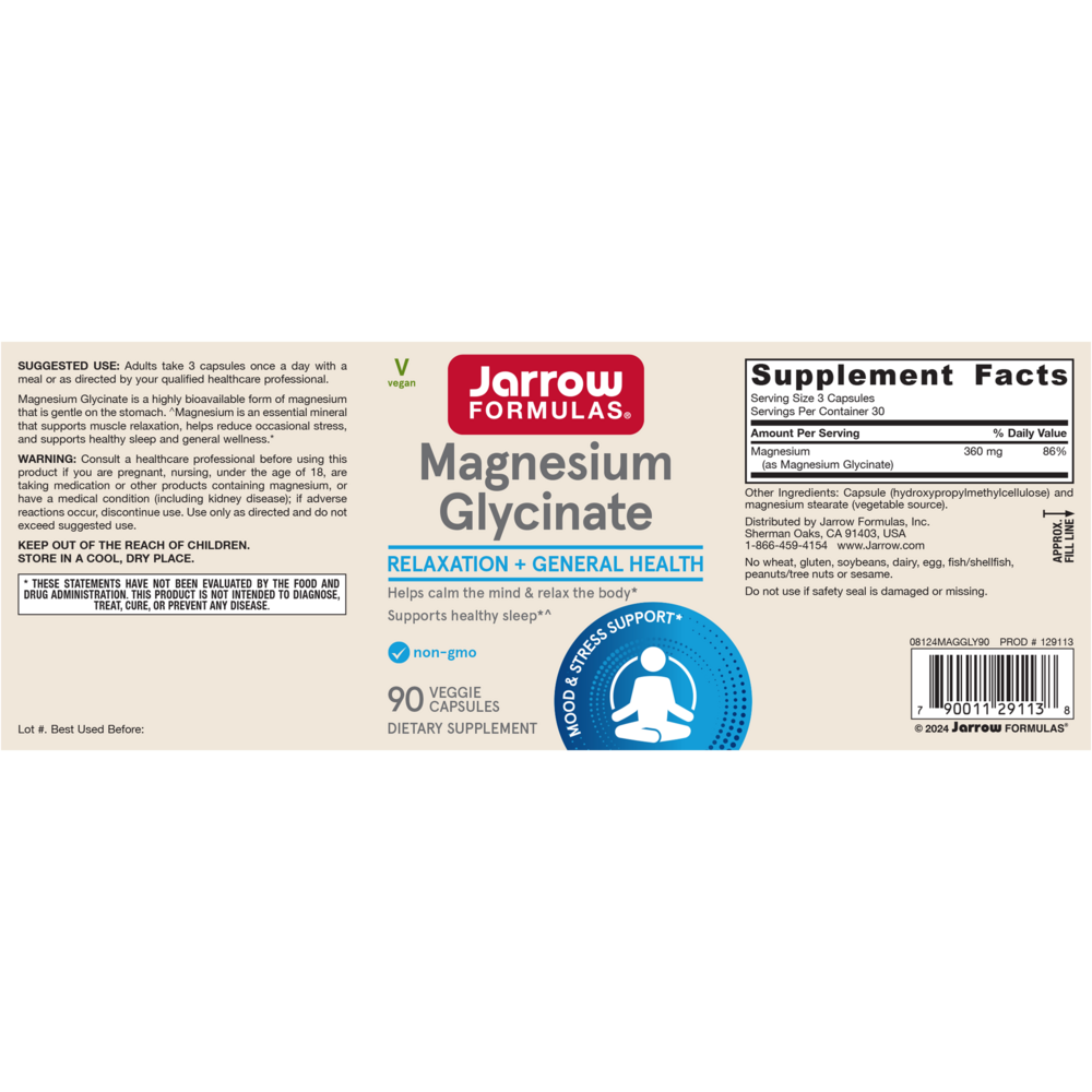 Product image for Magnesium Glycinate.
