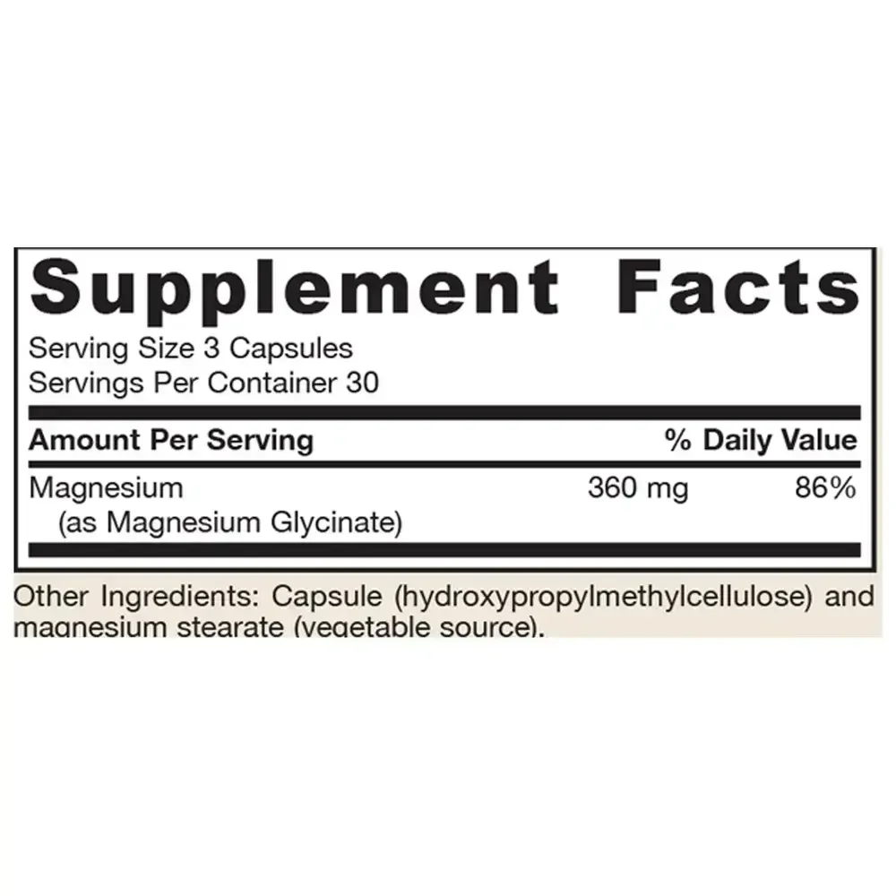 Product image for Magnesium Glycinate.