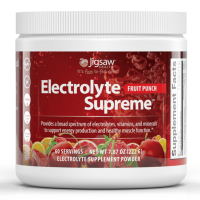 Electrolyte Supreme Fruit Punch Jar