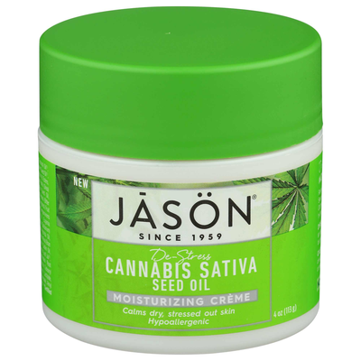 De-Stress Cannabis Sativa Seed Oil Moisturizing Crème 4 Ounces