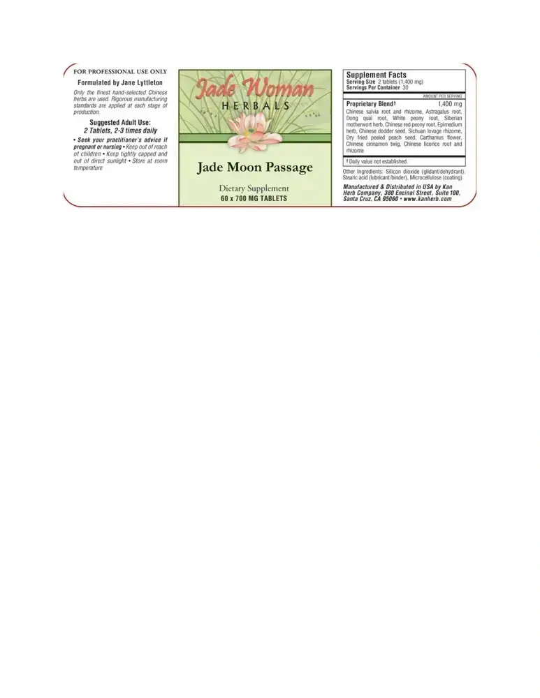 Product image for Jade Moon Passage.