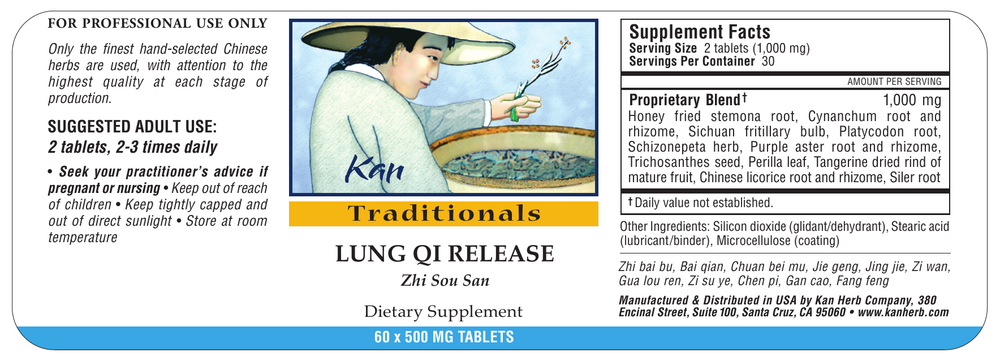 Product image for Lung Qi Release.