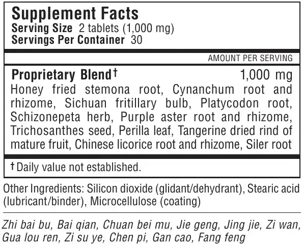 Product image for Lung Qi Release.