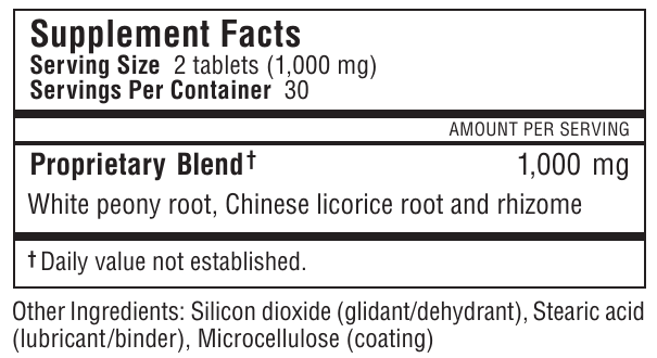 Product image for Peony and Licorice Formula.