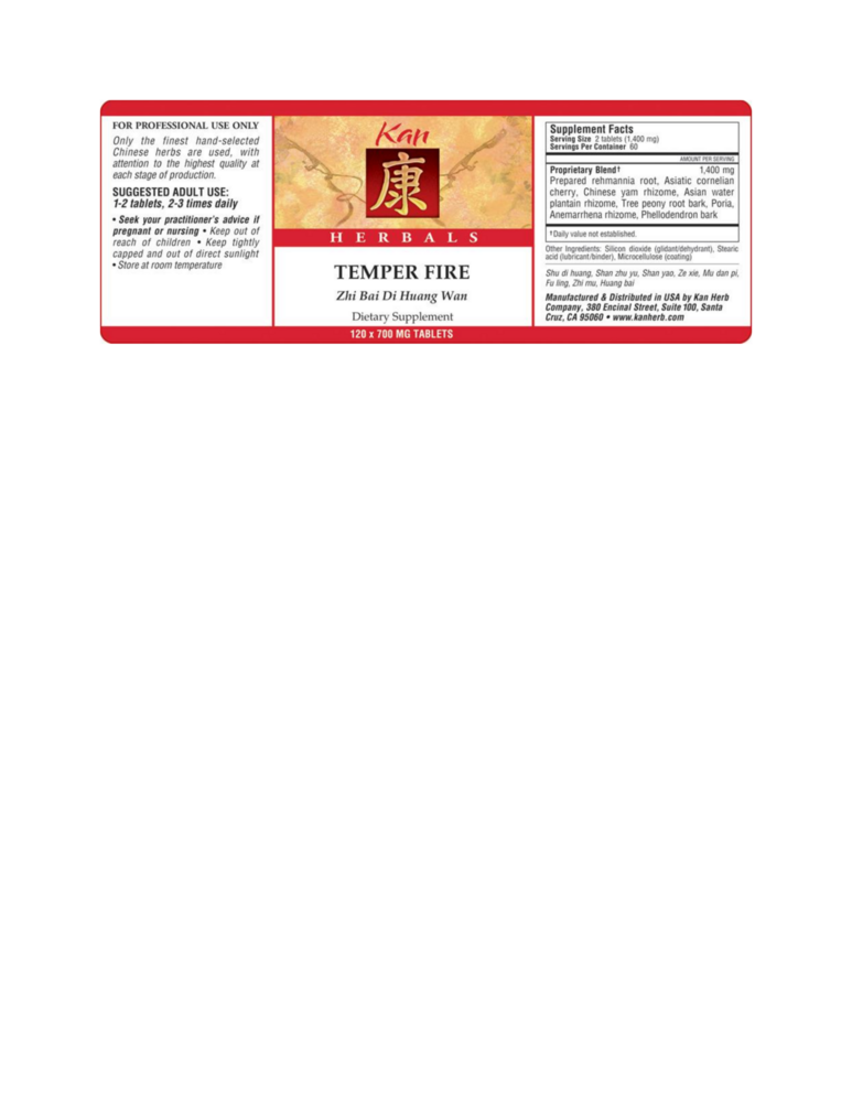 Product image for Temper Fire.